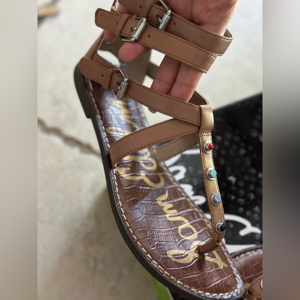 Sam Edelman tan sandals sz. 7 - Picture 3 of 5